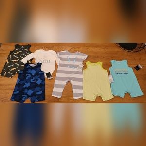 BUNDLE OF 6 BABY BOYS ITEMS SIZE 3 MONTHS